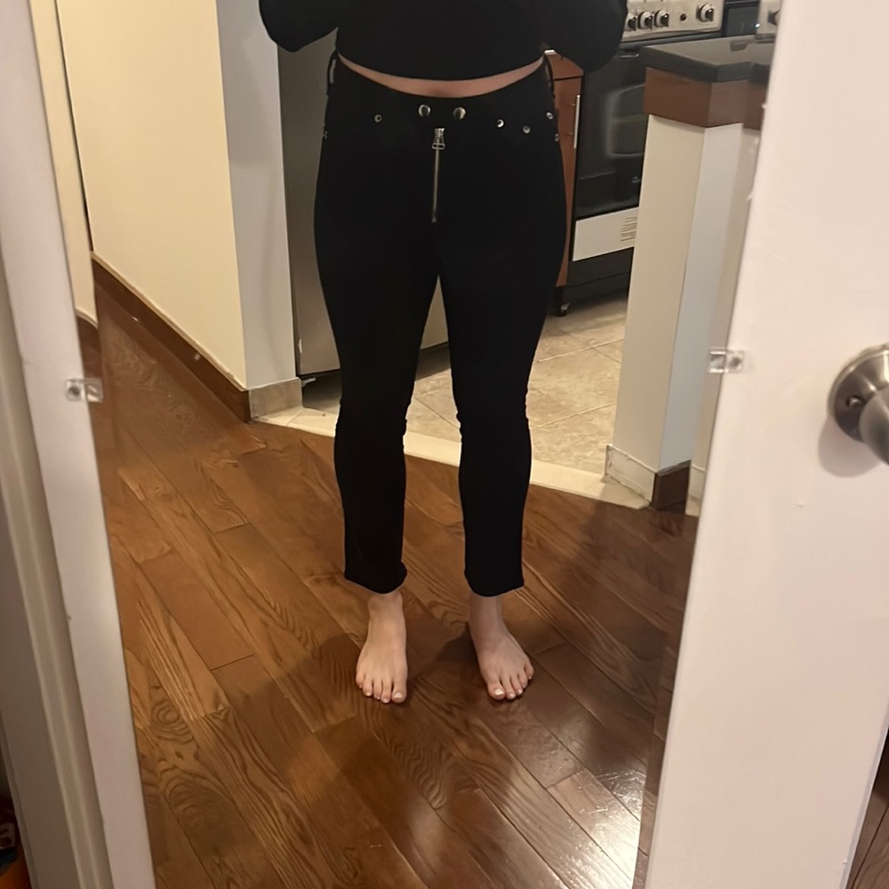Rag and Bone velvet black pants, size 27